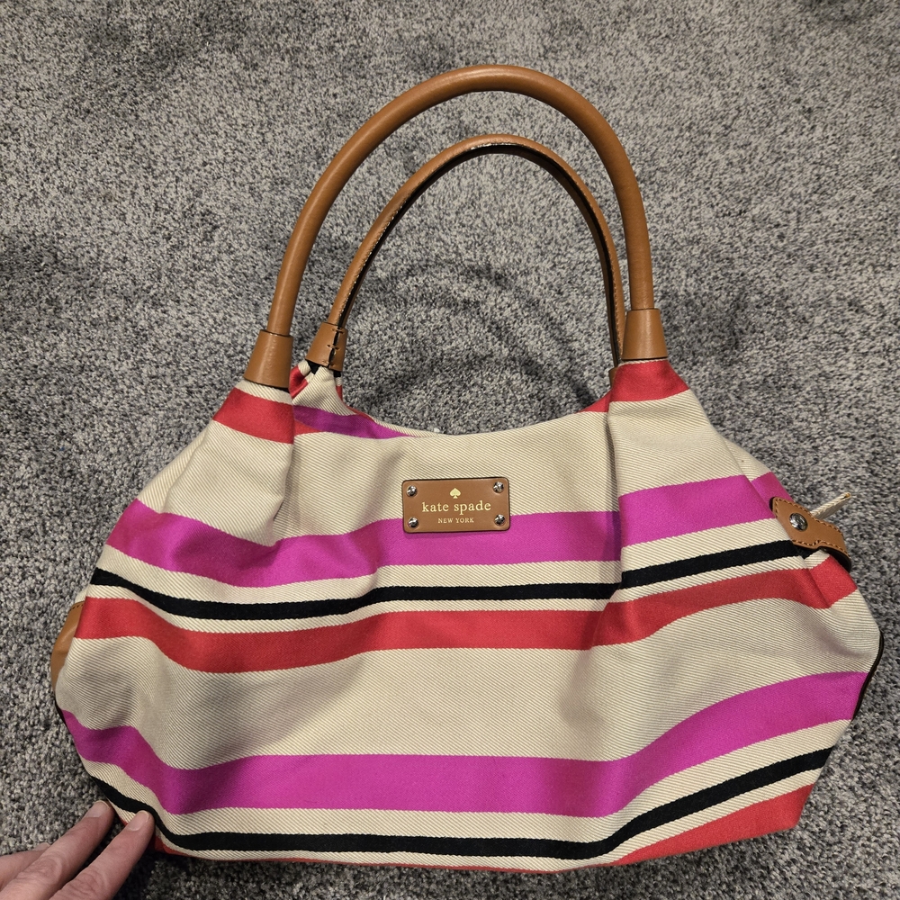 Kate Spade Multicolor Striped Shoulder Bag
